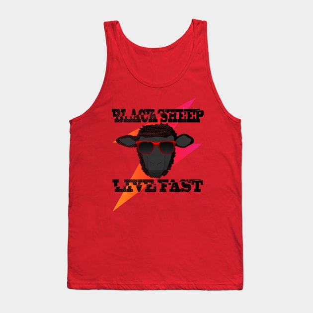 Black Sheep Live Fast Tank Top by Migs